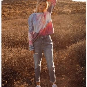 Vervet Distressed Mom Jeans high waisted distressed  size 24